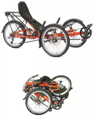 Bild: Weltpremiere auf der Fahrradmesse: Scorpion fx – faltbares Tourendreirad für Erwachsene