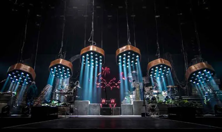 Bild: Ein ELATION-Rigg für Shaka Ponks „MonkAdelic" Tour 2018