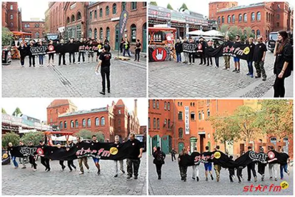 Bild: STAR FM 87.9: Verrücktes Wettrennen im XXXXXL-Format mit 10qm T-Shirt