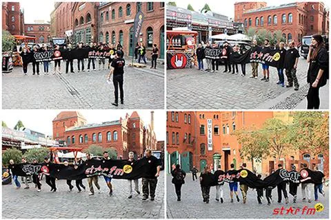 STAR FM 87.9: Verrücktes Wettrennen im XXXXXL-Format mit 10qm T-Shirt Bild: STAR FM 87.9: Verrücktes Wettrennen im XXXXXL-Format mit 10qm T-Shirt