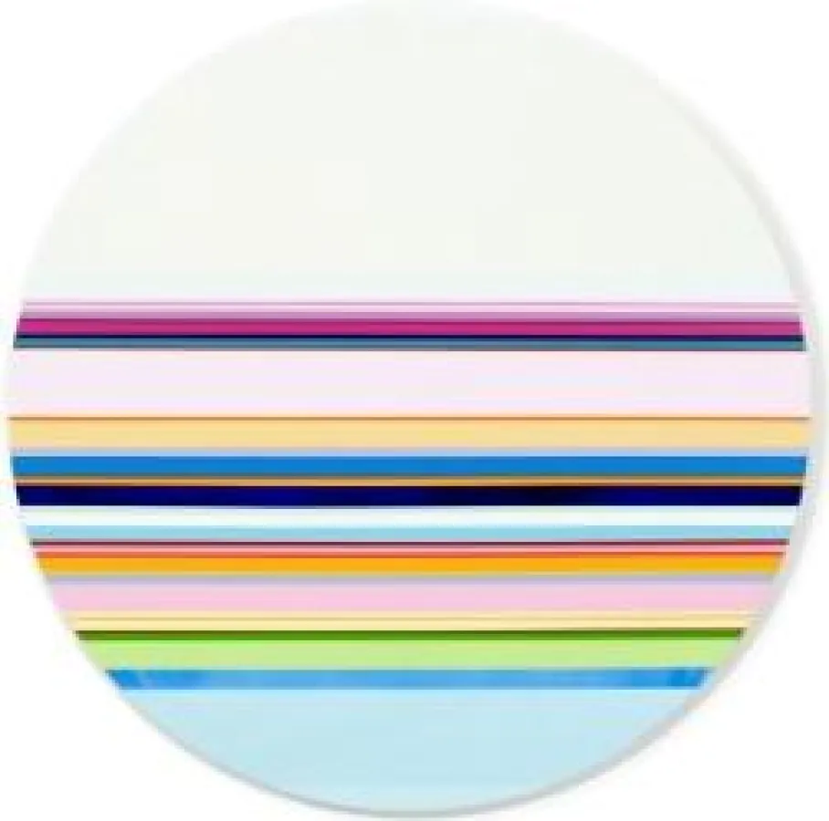 © Nicholas Bodde, o.T, 2009, Mischtechnik/Aludibond, Ø 80 cm