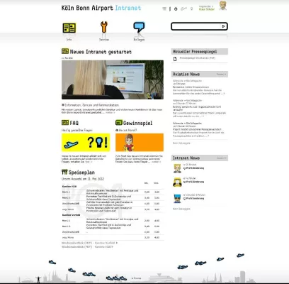 Bild: Internetagentur kernpunkt GmbH realisiert Intranet für den Köln Bonn Airport