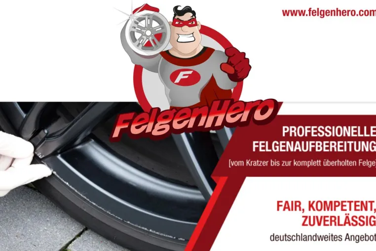 Bild: Deutschlands Straßen werden schöner – die KeenMind GmbH bietet Alufelgen mit „FelgenHero“ eine zweite Chance!