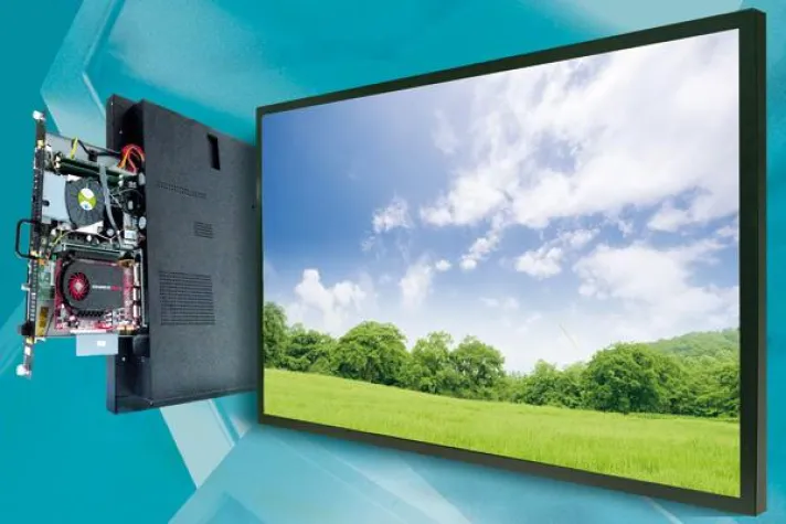 Bild: 42“ All-in-One Digital Signage ist modular aufgebaut