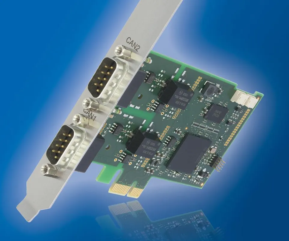 Kostengünstige und flexible low-profile PCIexpress-Karte für CAN, LIN und weitere Bussysteme