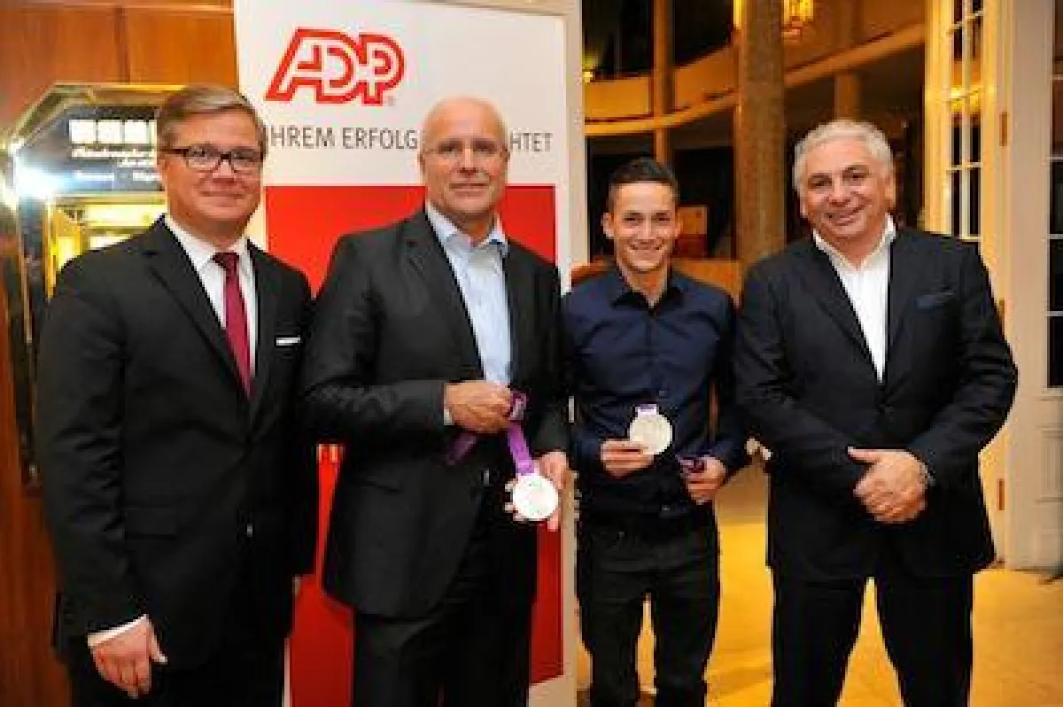 v.l.n.r. Jens Wehrenberg, Walter Reusch, Marcel Nguyen, Prof. Andreas Kiefer