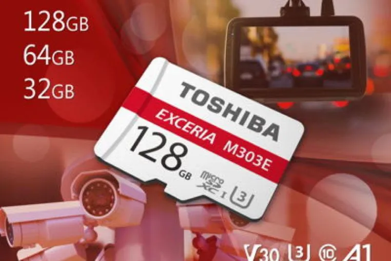 Toshiba Memory Europe präsentiert die EXERIA M303E für Full-HD-Dashcams und Überwachungskameras (1) Bild: Toshiba Memory Europe präsentiert die EXERIA M303E für Full-HD-Dashcams und Überwachungskameras (1)