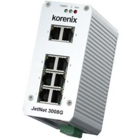 Bild: JetNet 3008G - Entry-Level-Switch mit Jumbo Frame Technologie
