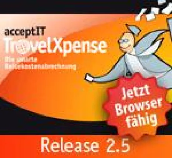 Bild: TravelXpense 2.5: Neues Release erhält Web-Oberfläche