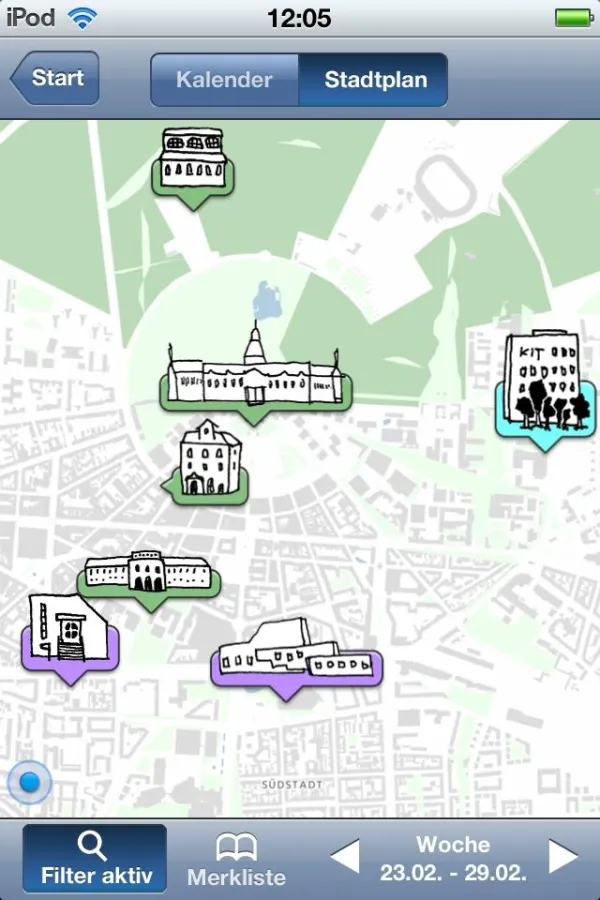 Die App ?Kultur in Karlsruhe? bringt den aktuellen Veranstaltungs-kalender des Kulturamts der Stadt