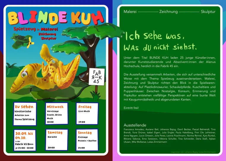 Bild: Blinde Kuh - Kunstausstellung zum Thema Spielzeug in Bonn