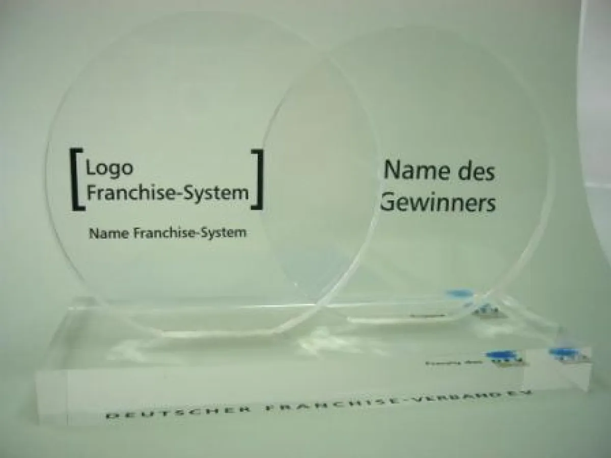 Franny, der Preis vom Franchise-Geber für die besten Franchise-Nehmer
