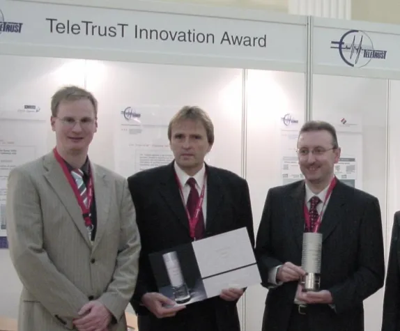 Bild: TeleTrusT Innovationspreis 2007 für spanisches Unternehmen