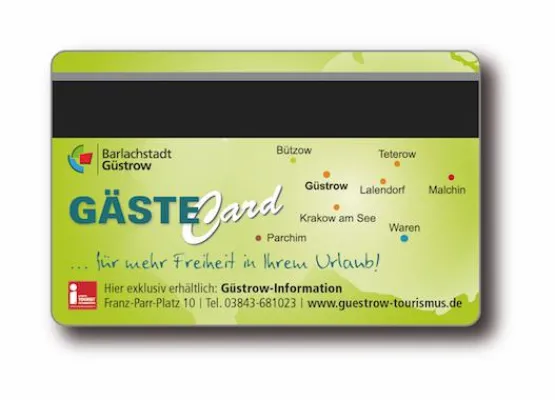 Parken, punkten und erleben: Barlachstadt Güstrow startet GästeCard Bild: Parken, punkten und erleben: Barlachstadt Güstrow startet GästeCard