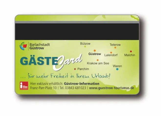 Parken, punkten und erleben: Barlachstadt Güstrow startet GästeCard Bild: Parken, punkten und erleben: Barlachstadt Güstrow startet GästeCard