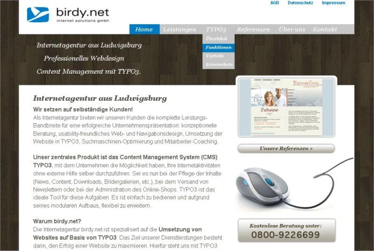 birdy.net jetzt mit TYPO3