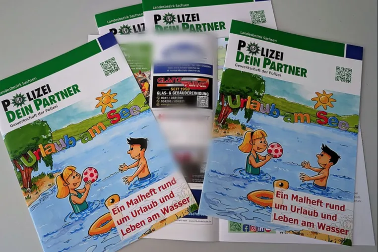Bild: Glanzpunkt GmbH Leipzig: Gebäudereiniger unterstützt Kinder-Malhefte „Urlaub am See"
