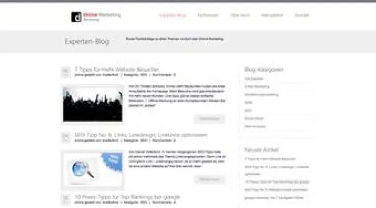 Neuer Online-Marketing-Blog für Marketing-Entscheider in Unternehmen Bild: Neuer Online-Marketing-Blog für Marketing-Entscheider in Unternehmen