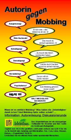 Autorin gegen Mobbing im Unperfekthaus Bild: Autorin gegen Mobbing im Unperfekthaus