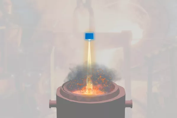 Bild: Neue Radarlösung misst Füllstand von Flüssigmetall hochgenau - ohne aktive Kühlung