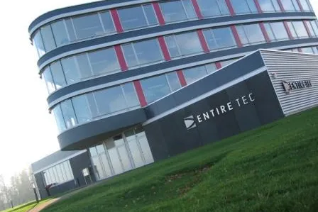 Bild: High-Tech-Neubau wird neues Zuhause der ENTIRETEC AG