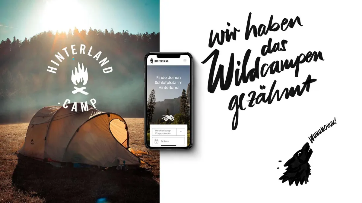 hinterland.camp: Neue Plattform für individuellen Camping-Urlaub auf Privatgrundstücken