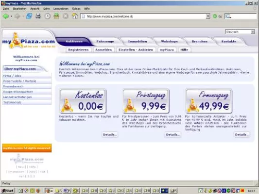 Bild: myPiaza.com ist online