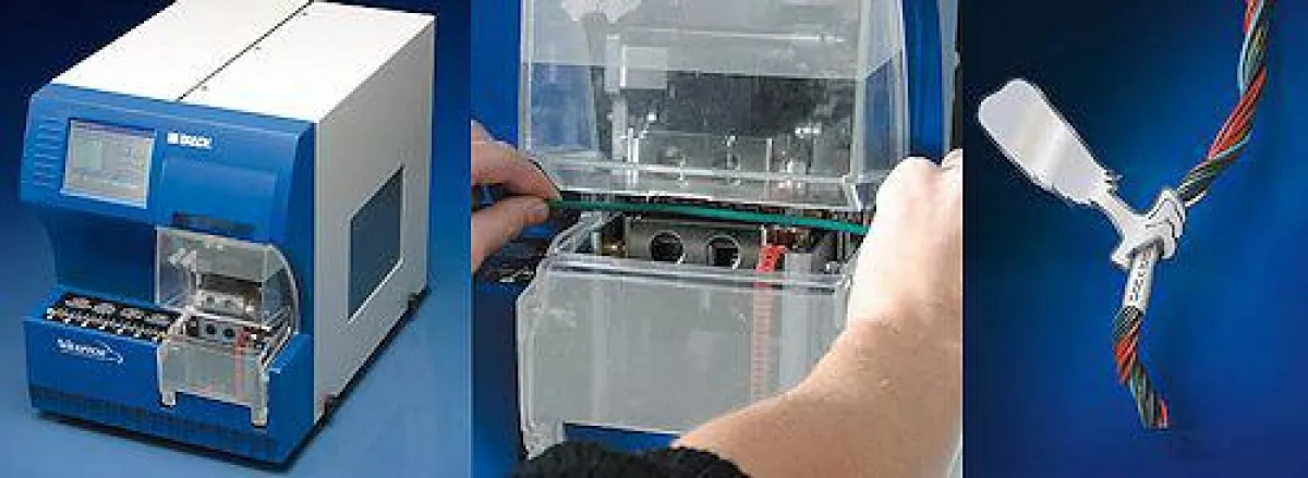 WRAPTOR Etikettenapplikator und Drucker in einem