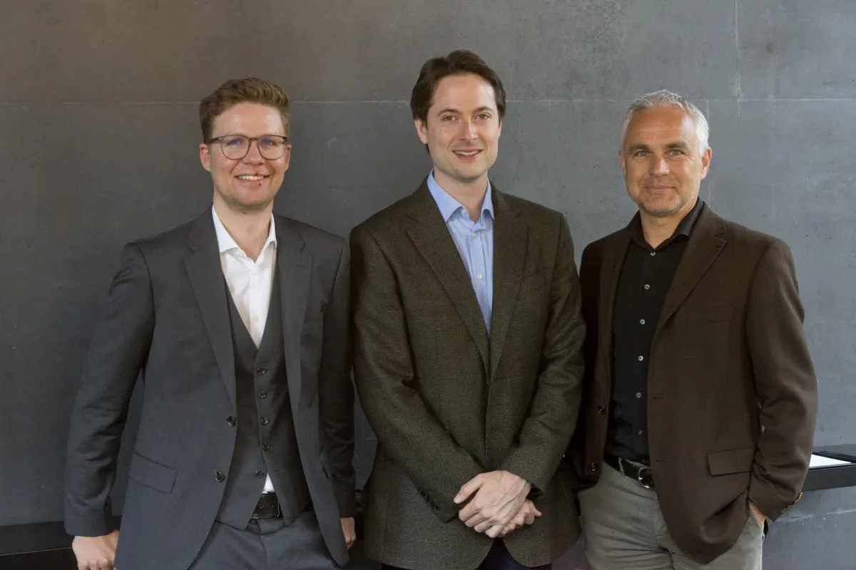 Sebastian Hazod, Leo McFall und Manfred Schnetzer: Die Führungsriege des Symphonieorchesters.