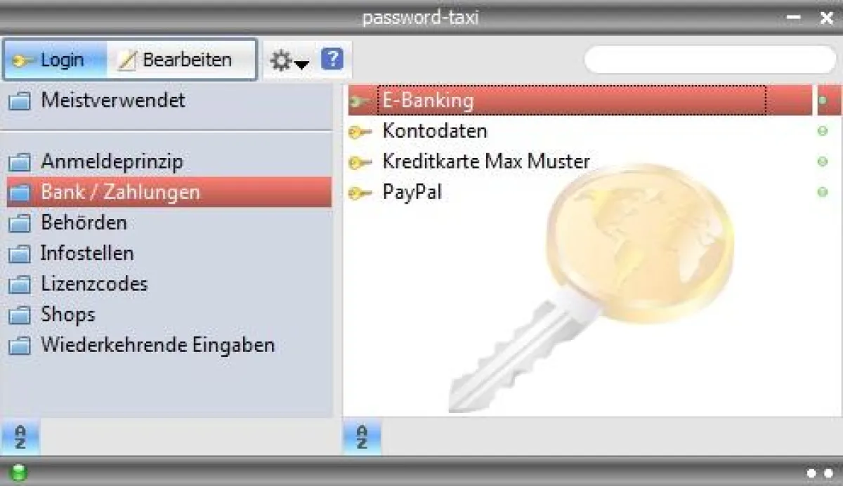 password-taxi - Der Schlüssel ist gefunden