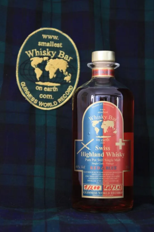 SWBOE Swiss Highland Whisky RED & BLUE