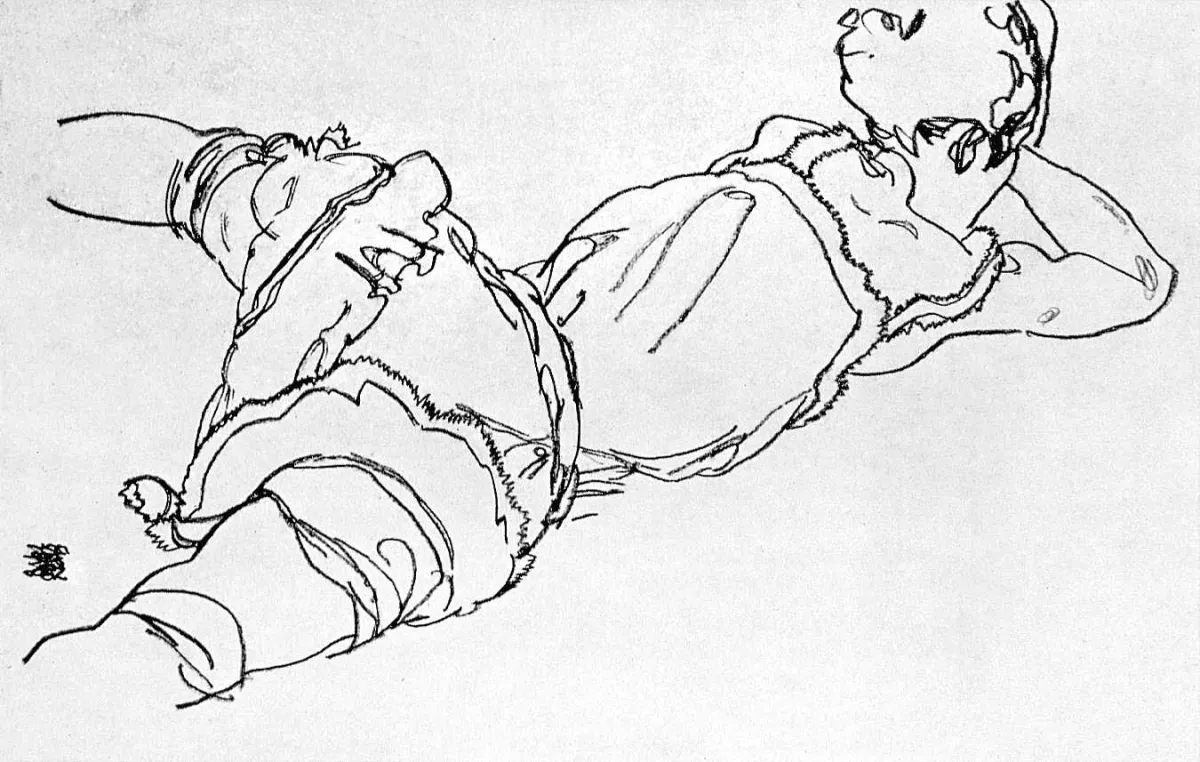 Zeichnungen von Egon Schiele – einst in der Galerie Haemmerle ausgestellt, jetzt noch zu sehen bis Sonntag im Palais Liechtenstein in Feldkirch.