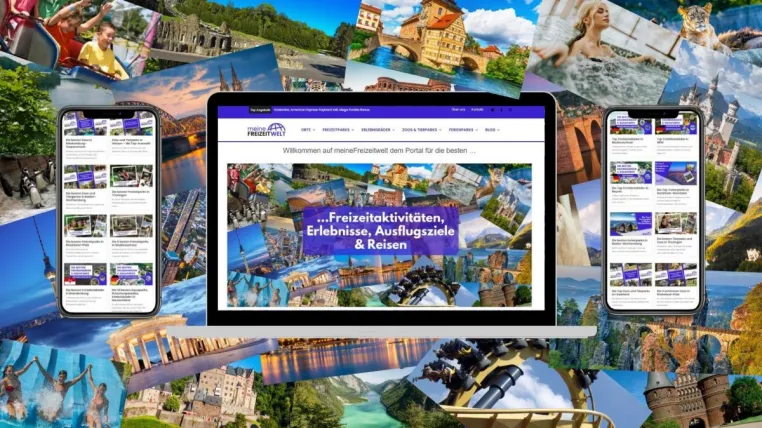 meineFreizeitwelt - das neue Portal rund um Freizeitaktivitäten, Ausflugsziele, Reisen & Erlebnisse Bild: meineFreizeitwelt - das neue Portal rund um Freizeitaktivitäten, Ausflugsziele, Reisen & Erlebnisse