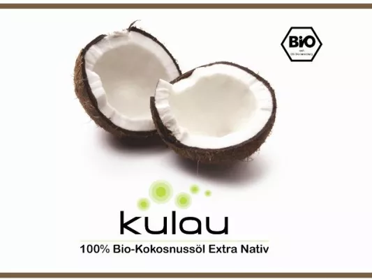 Bild: KULAU jetzt mit neum Produkt- Neben Bio-Kokoswasser nun auch Bio-Kokosöl erhältlich