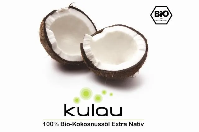 Bild: KULAU jetzt mit neum Produkt- Neben Bio-Kokoswasser nun auch Bio-Kokosöl erhältlich