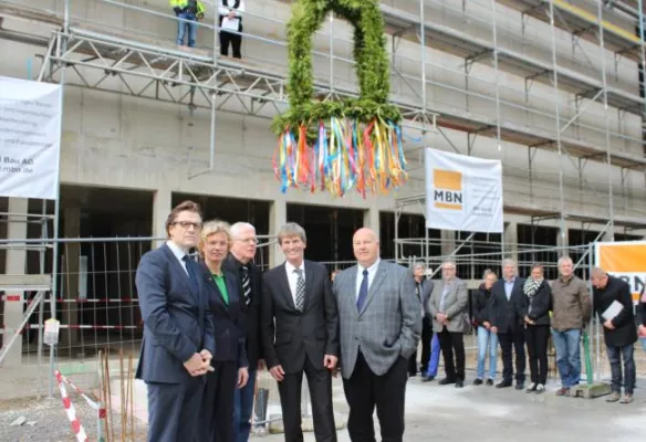 Bild: Richtfest des Bibliotheks- und Wissenschaftszentrum in Detmold