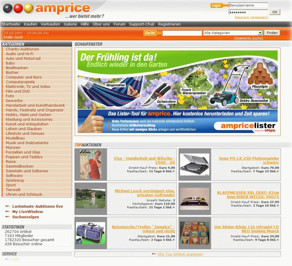 2 Jahre Wachstum: der Online-Marktplatz amprice