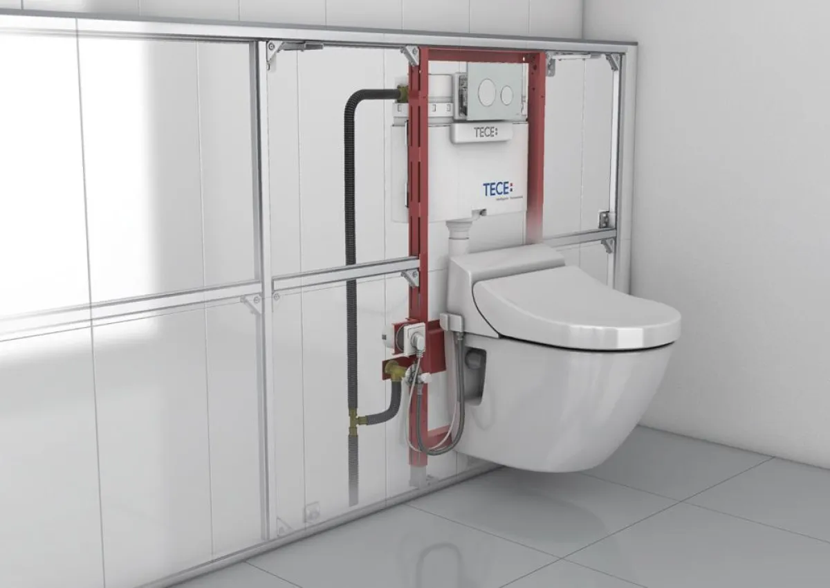 Bei der Spültechnik seiner Dusch-WCs verlässt sich der japanische Branchenriese TOTO auf Spültechnik aus Deutschland. Tece aus Emsdetten liefert angepasste Spüllösungen für Washlets und Neorest. Im Bi