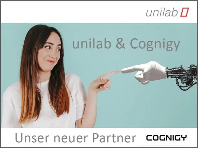 unilab und Cognigy schließen Implementierungspartnerschaft für Conversional im Kundensupport Bild: unilab und Cognigy schließen Implementierungspartnerschaft für Conversional im Kundensupport