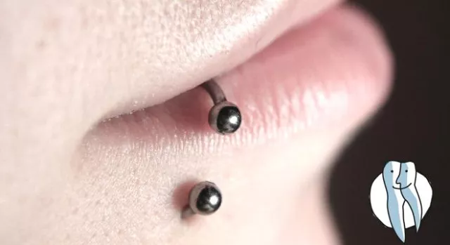 Bild: Piercings im Mundbereich - ein Risko