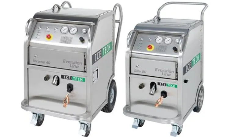 Evolution Line: Innovatives Trockenisstrahlsystem von IceTech Bild: Evolution Line: Innovatives Trockenisstrahlsystem von IceTech