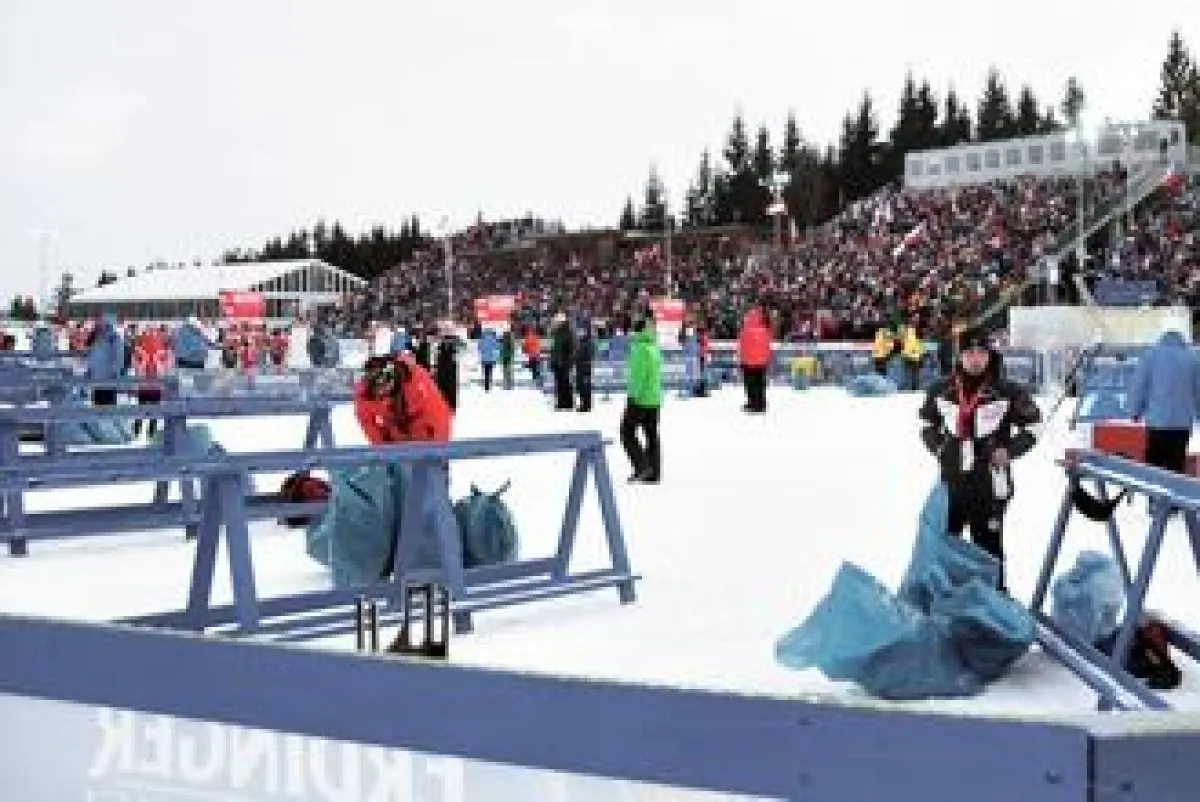 Temporäre VIP-Zeltanlage von Losberger in Nove Mesto na Morave.