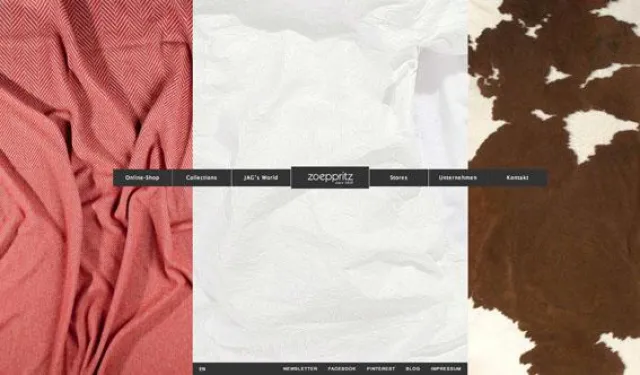 Bild: Neues Heim im Internet für ’zoeppritz since 1828’: zoeppritz.com