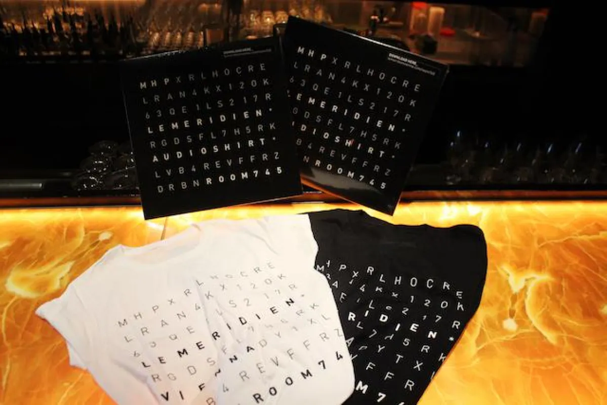 Das MHP AudioShirt, Musik zum Anziehen aus dem Le Méridien Vienna