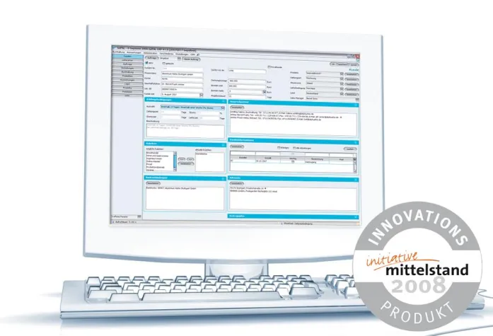 Unternehmenssoftware bePAL ERP ist Innovationsprodukt 2008 Bild: Unternehmenssoftware bePAL ERP ist Innovationsprodukt 2008