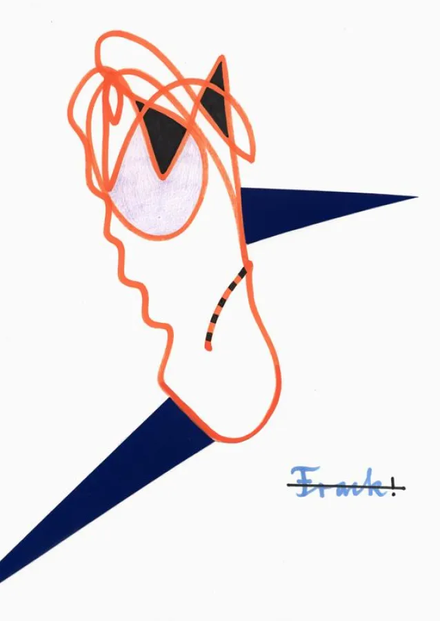 Claudia Annette Maier . ohne Titel, 2011, Filzstift auf Papier, 29,6 x 21,0 cm