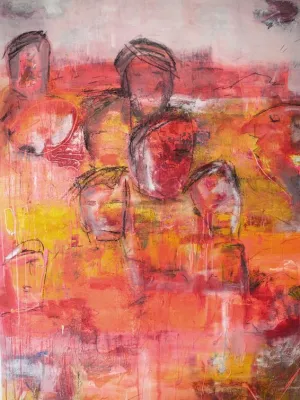 Bild: Ausstellung Birgit Unterweger - Geschichtet