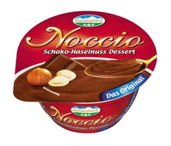 Bild: „Weideglück“ präsentiert Milchdessert „Noccio“ im Kleinbecher