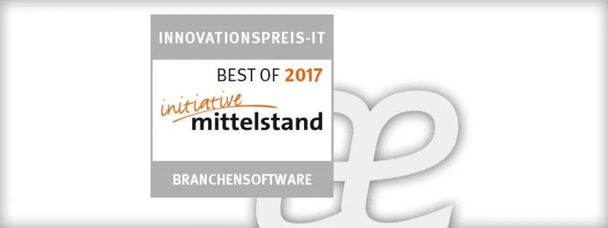 aepos. zählt erneut zu den Besten des INNOVATIONSPREISES-IT 2017 in der Kategorie Branchensoftware