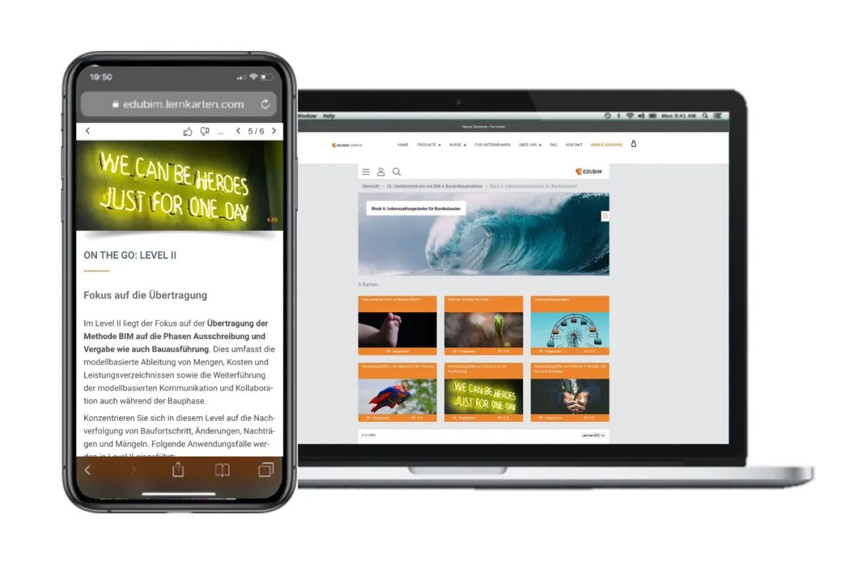 BIM Wissensvermittlung im Bundesbau auch durch E-Learning!